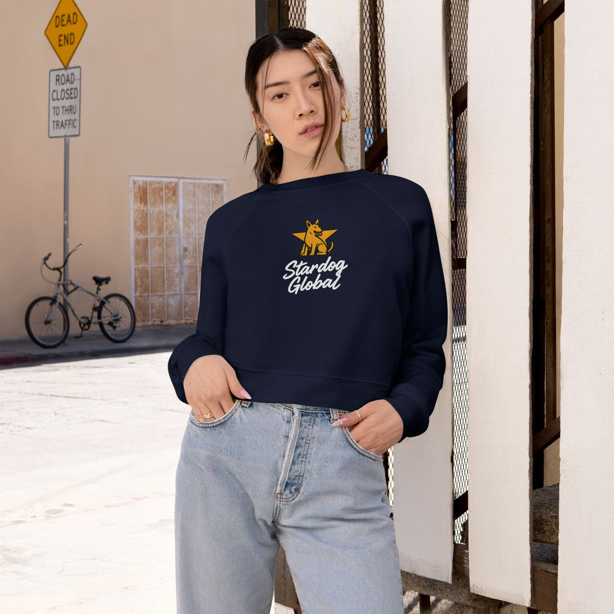 Stardog Global Logo Women’s Cropped Fleece Pullover