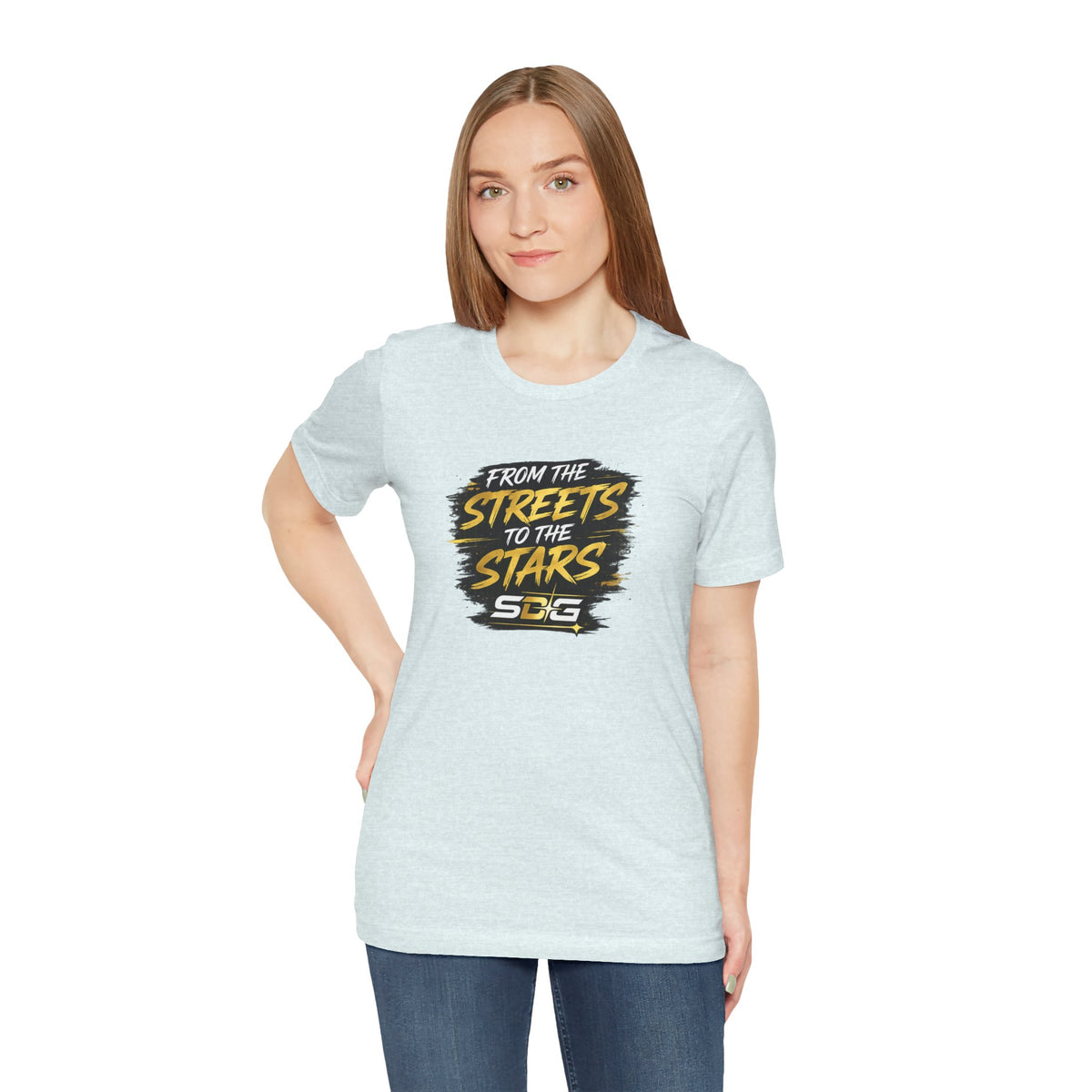 From the Streets to the Stars Urban Graphic T-Shirt