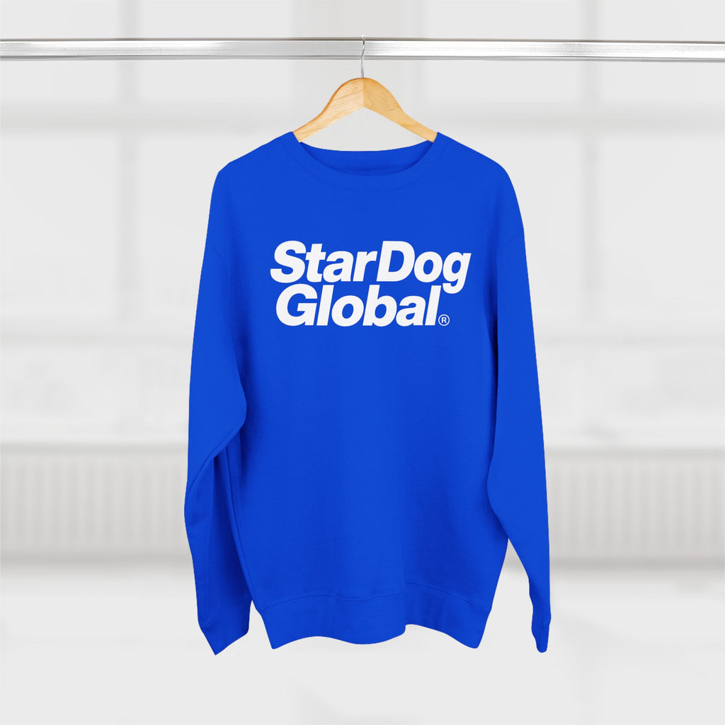 StarDog Global Minimal Logo Pullover Crewneck Sweatshirt for Unisex