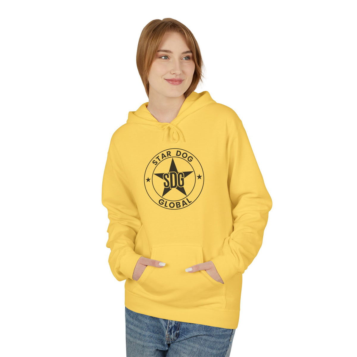 Star Dog Global Logo Unisex Fleece Hoodie