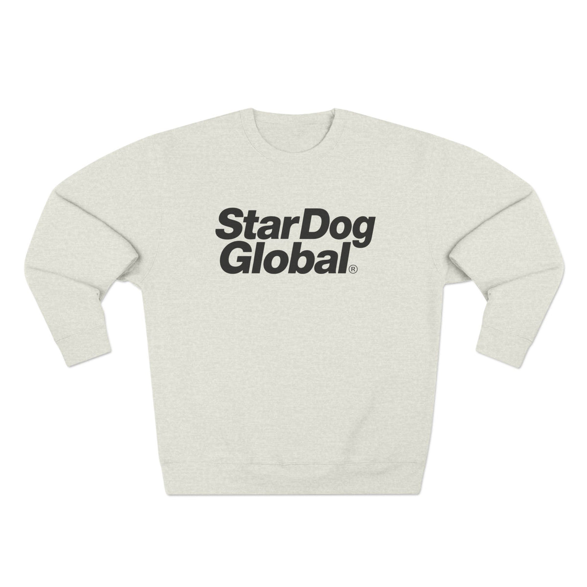 StarDog Global Minimal Logo Pullover Crewneck Sweatshirt for Unisex
