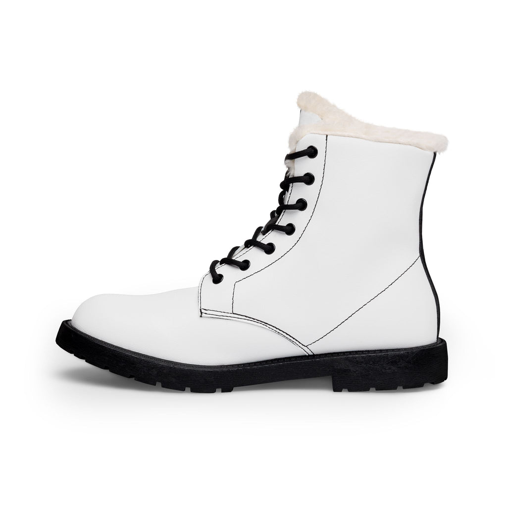 SDG Stardog Global Men's White Fur-Lined Leather Boots