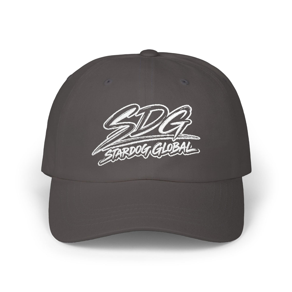 SDG Stardog Global Script Embroidered Dad Cap