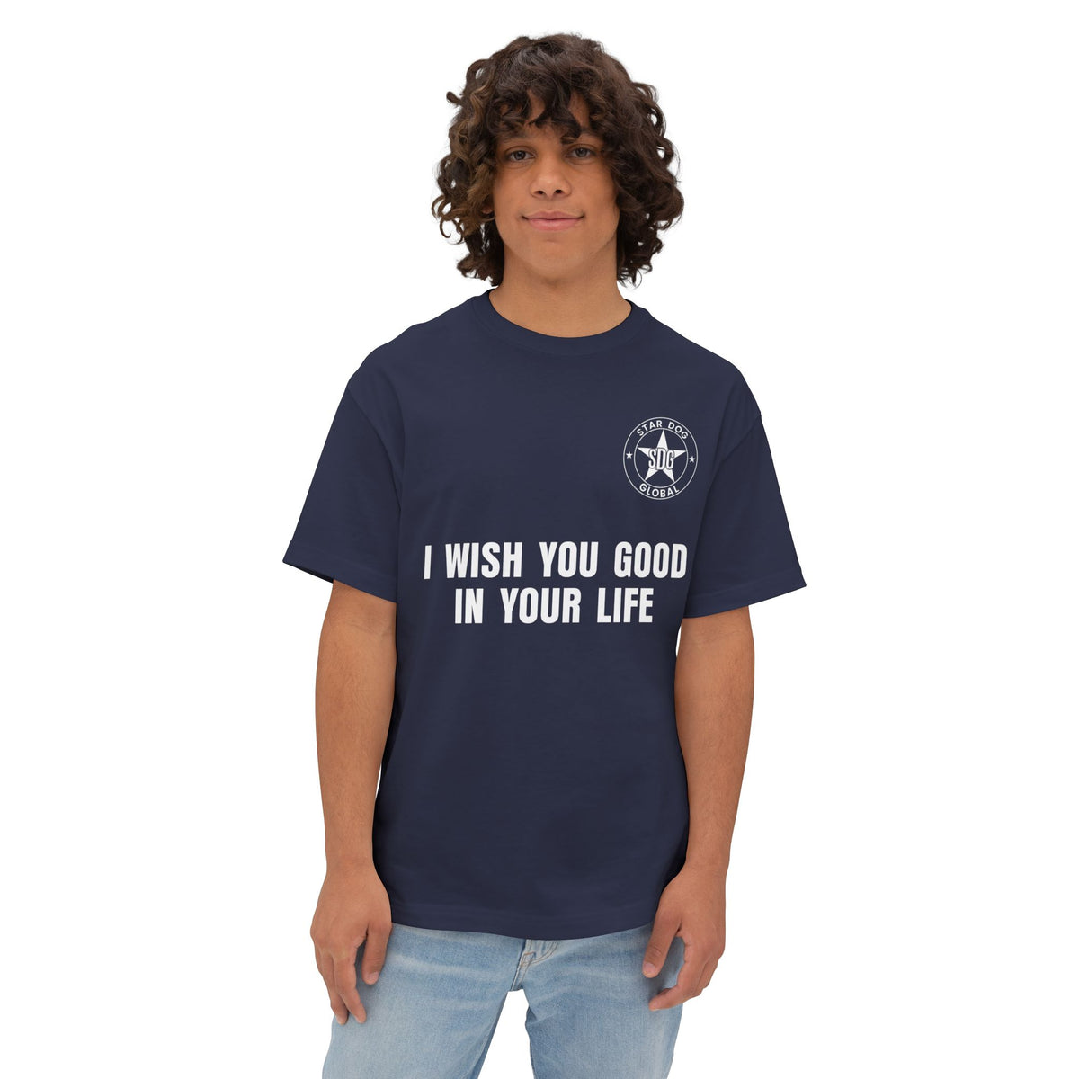 I Wish You Good in Your Life Unisex Oversized T-Shirt