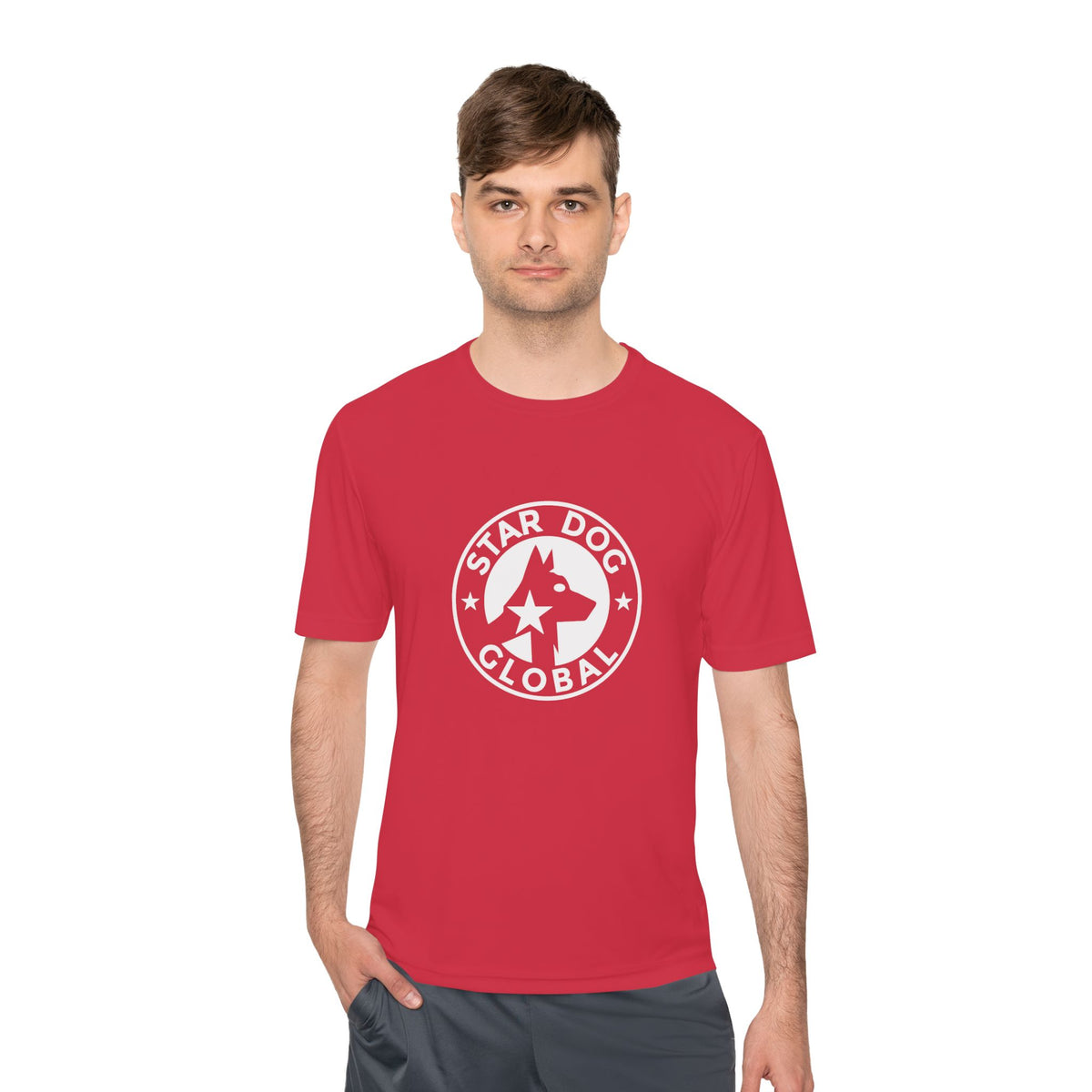 Star Dog Global Vintage Badge Moisture-Wicking Unisex T-Shirt