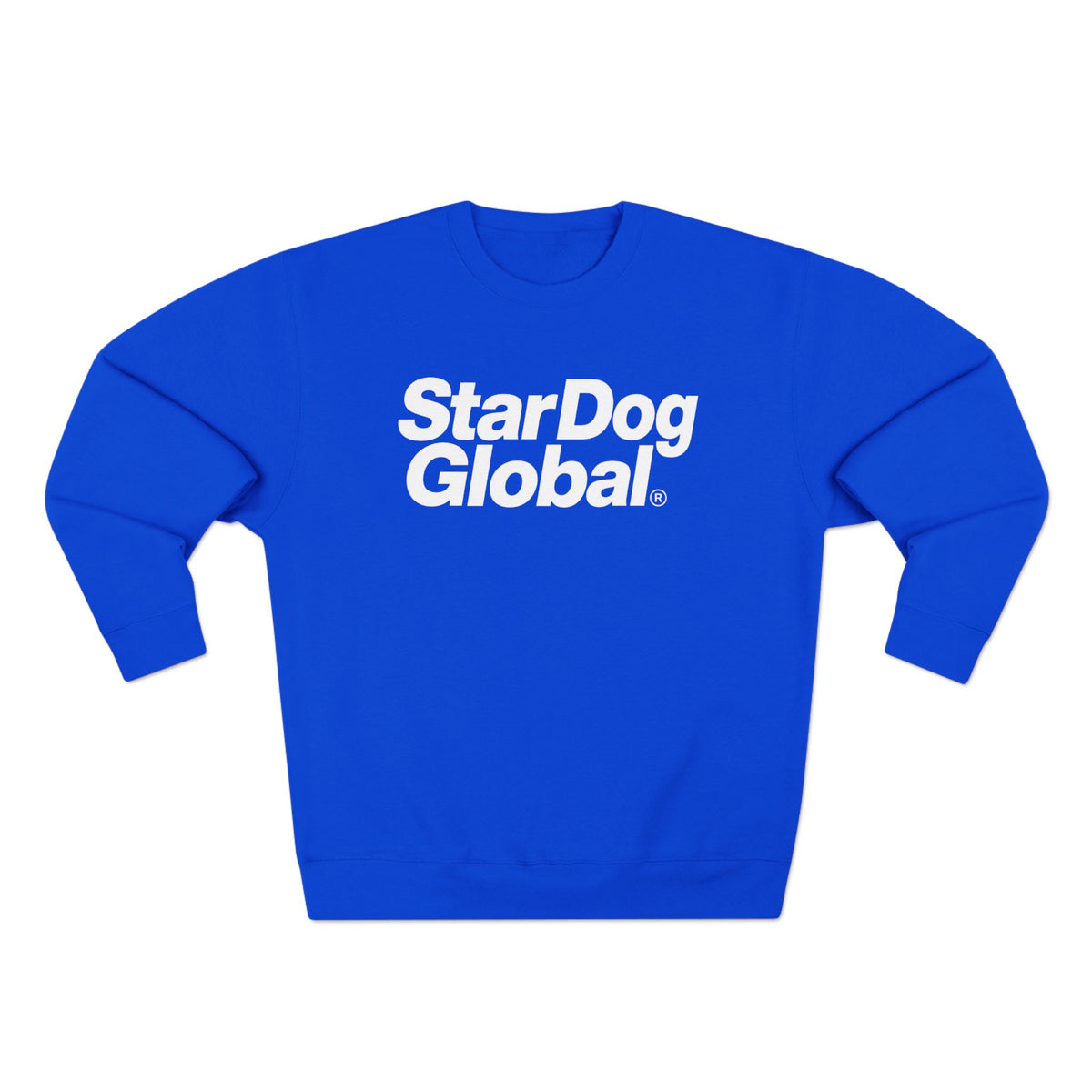 StarDog Global Minimal Logo Pullover Crewneck Sweatshirt for Unisex