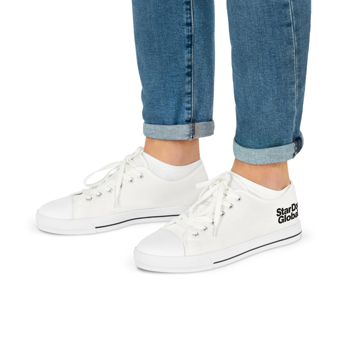 Stardog Global White Low Top Sneakers