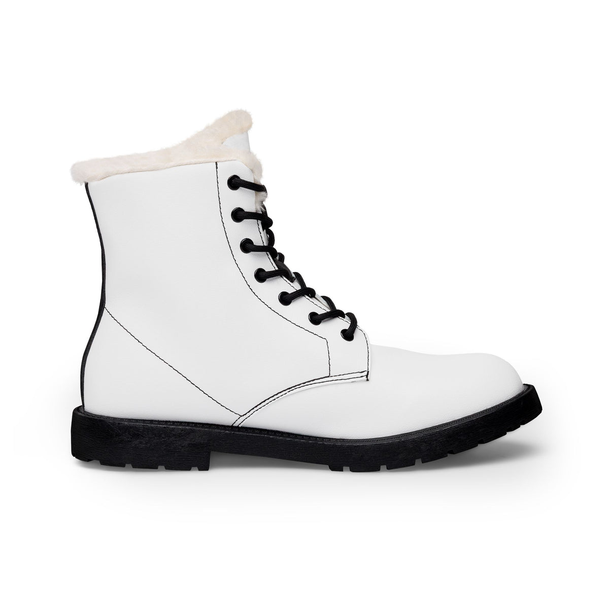 SDG Stardog Global Men's White Fur-Lined Leather Boots