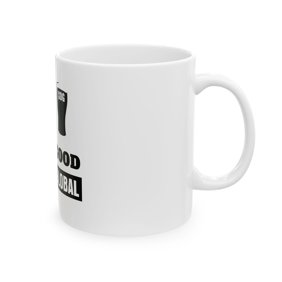Drink Your Pint & Feel Good Ceramic Coffee Mug