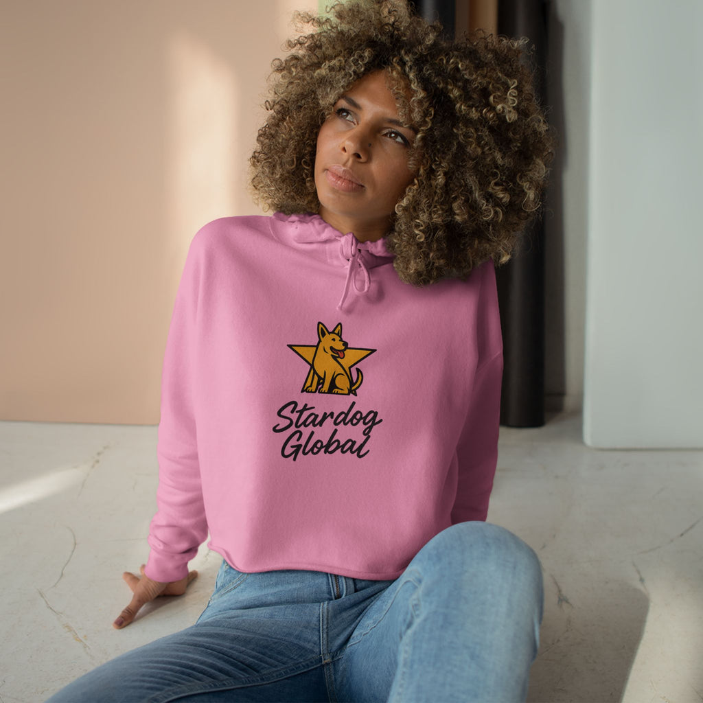 Stardog Global Cropped Women's Hoodie