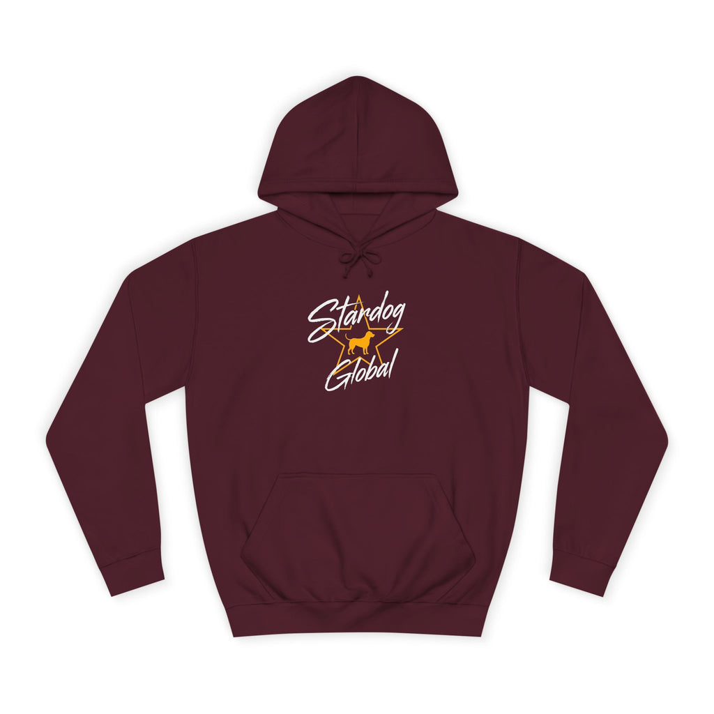 StarDog Global Vintage Script Logo Hoodie for Unisex