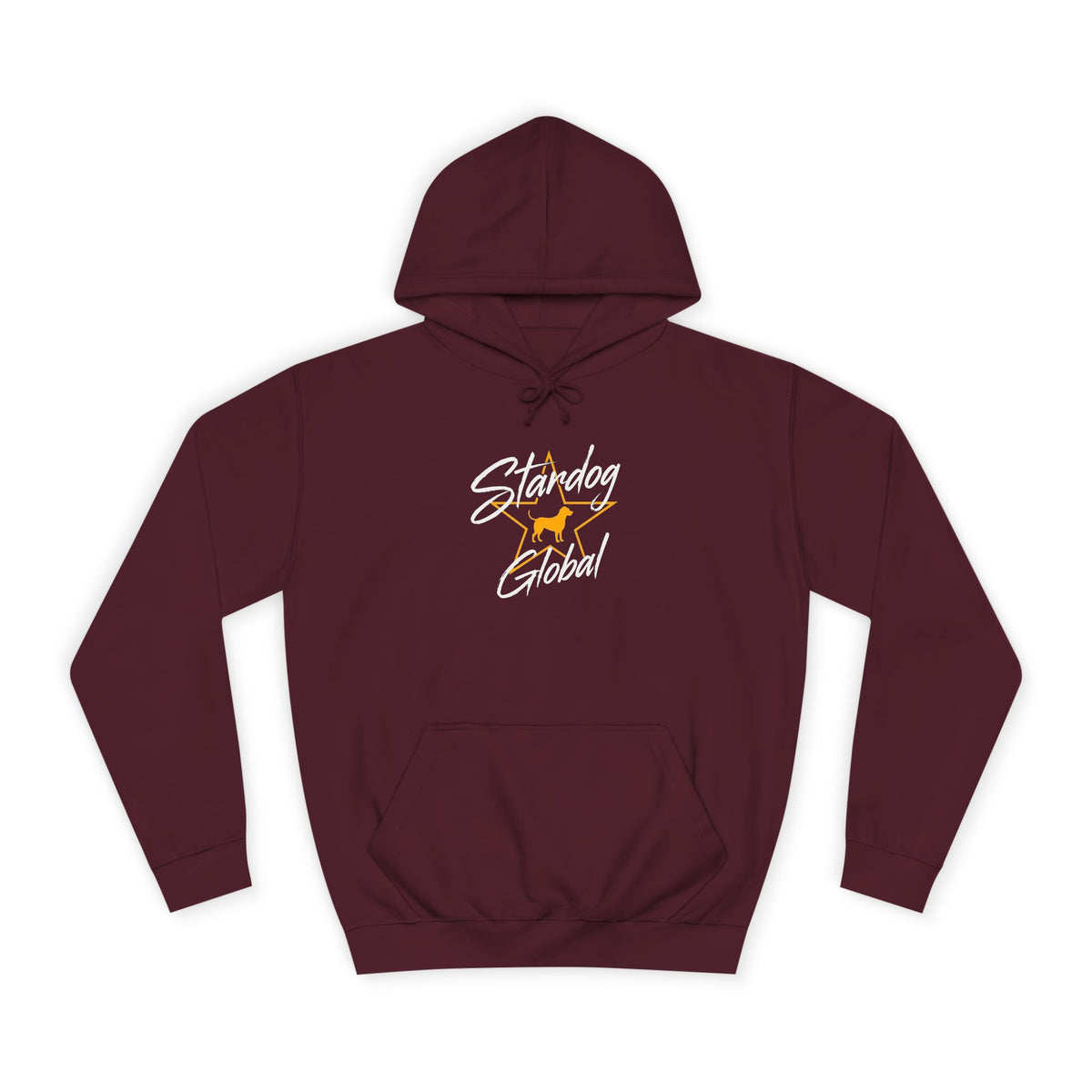 StarDog Global Vintage Script Logo Hoodie for Unisex
