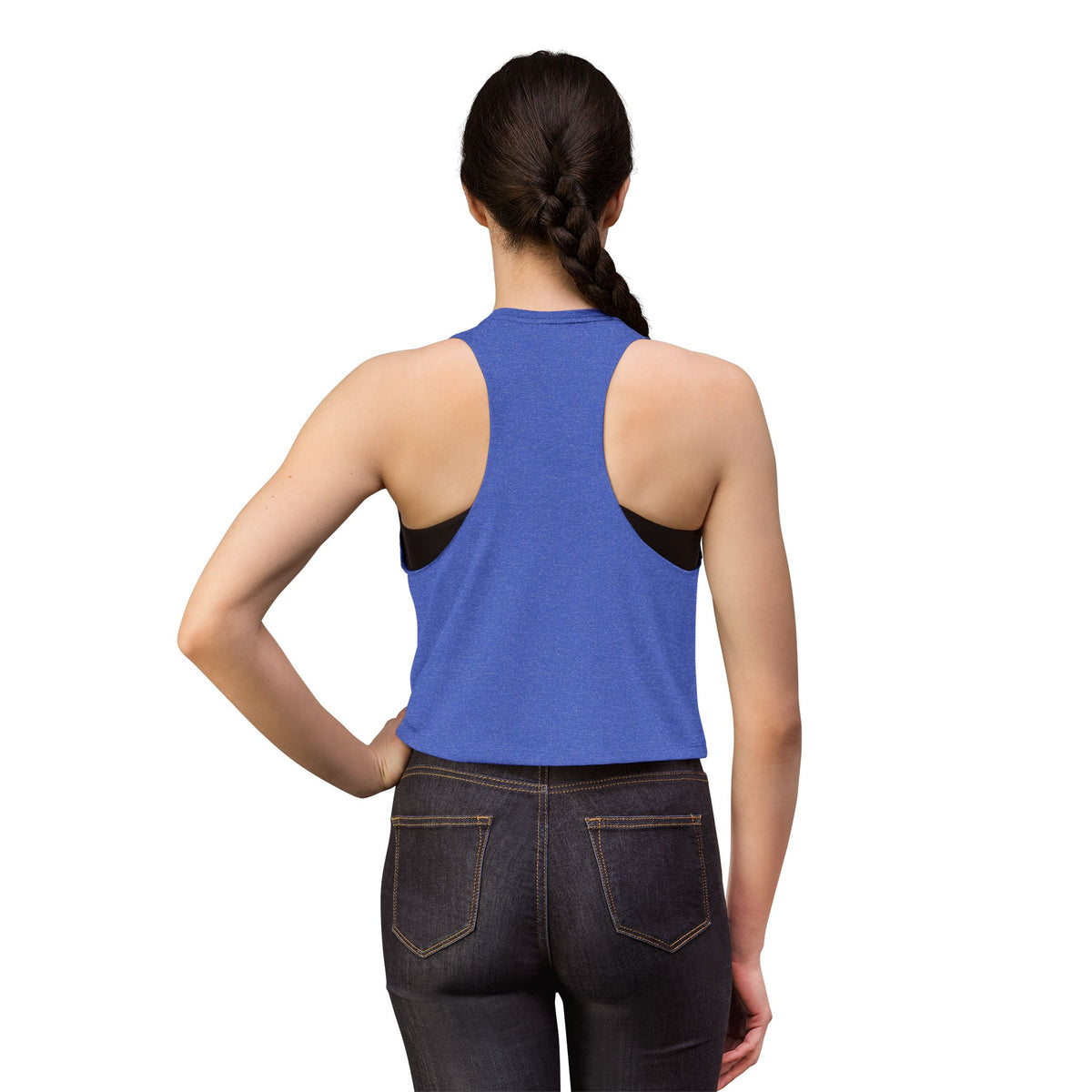 StarDog Global Retro Script Women's Crop Top