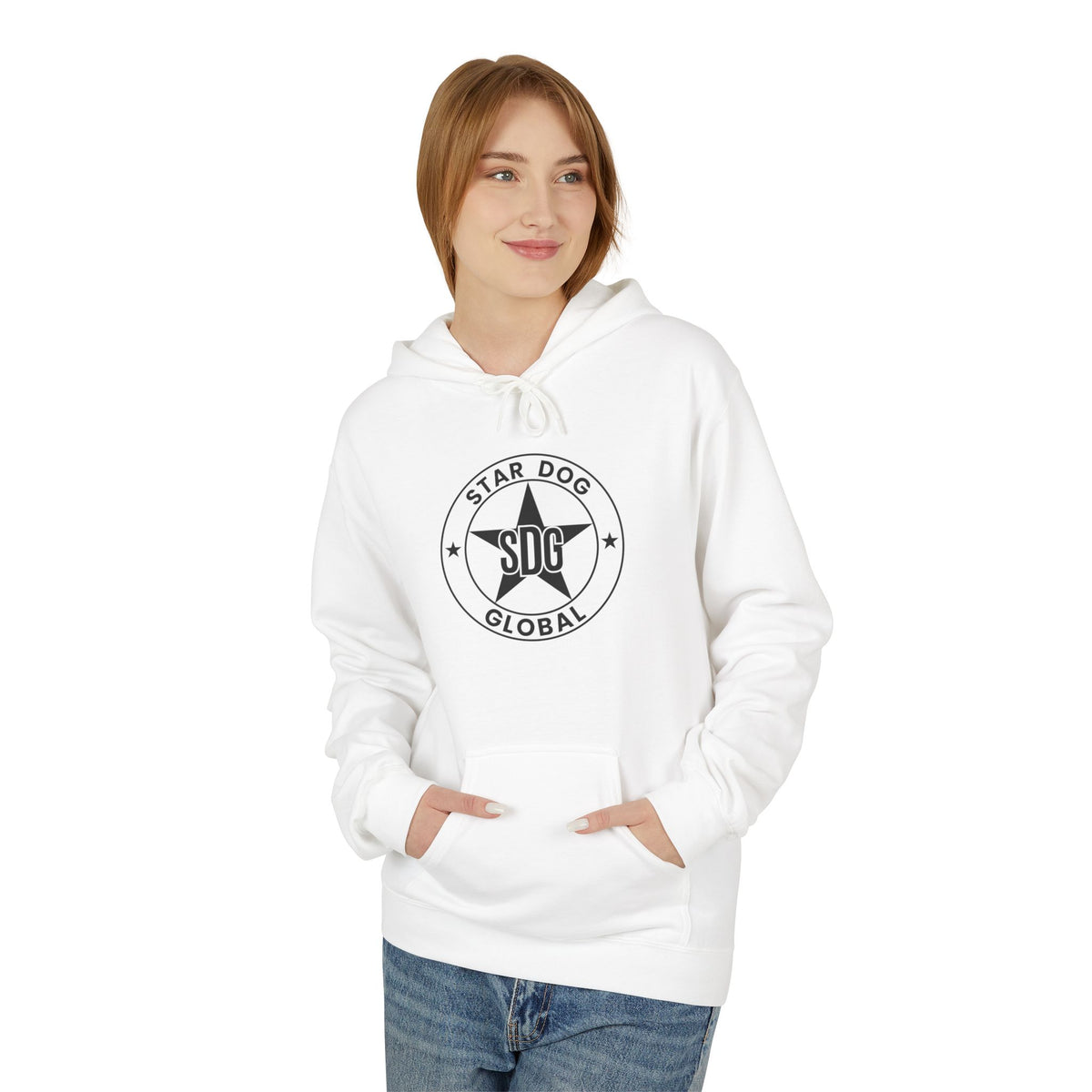 Star Dog Global Logo Unisex Fleece Hoodie