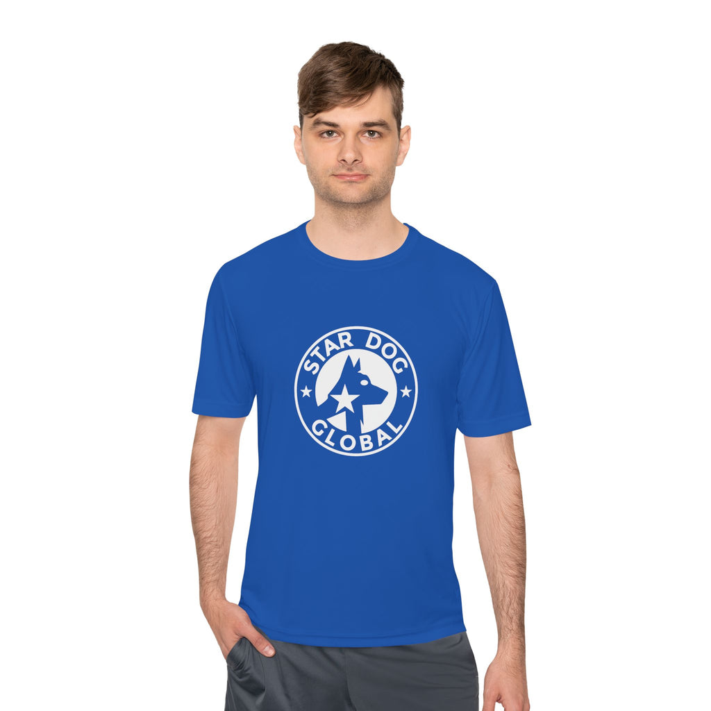 Star Dog Global Vintage Badge Moisture-Wicking Unisex T-Shirt