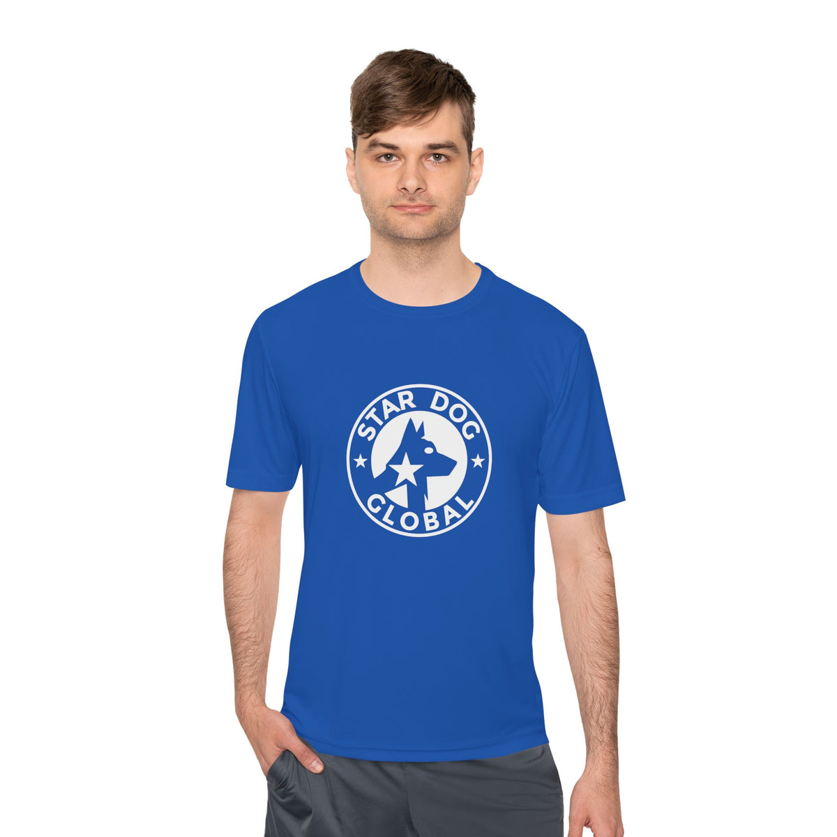 Star Dog Global Vintage Badge Moisture-Wicking Unisex T-Shirt