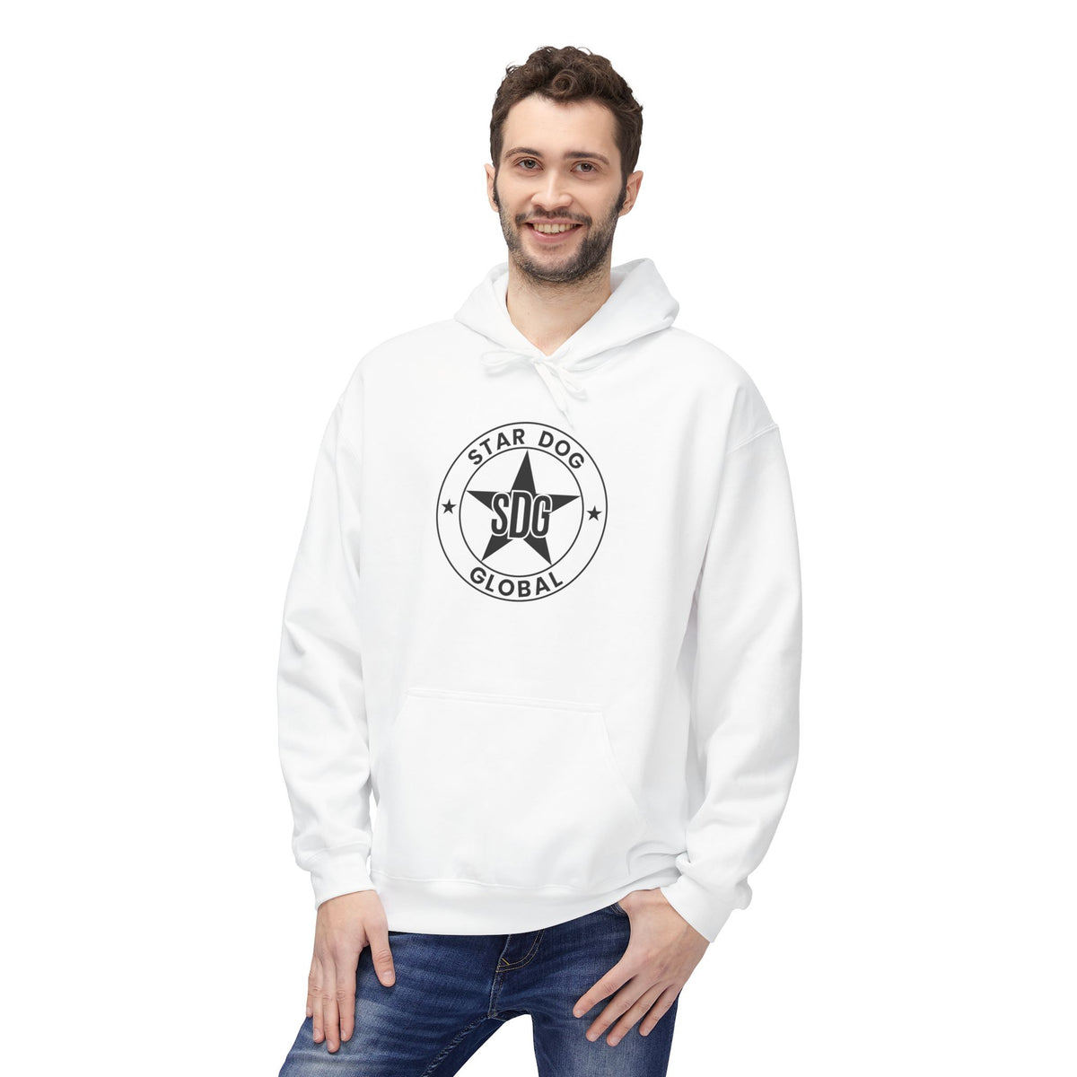 Star Dog Global Logo Unisex Fleece Hoodie