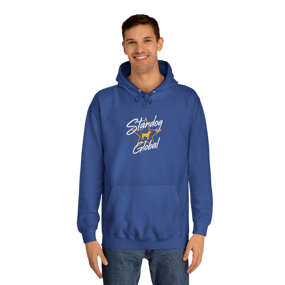 StarDog Global Vintage Script Logo Hoodie for Unisex