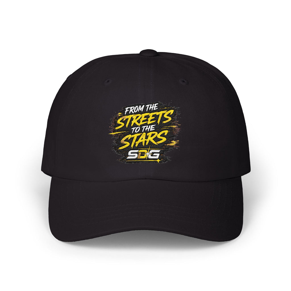 From the Streets to the Stars Embroidered Cotton Baseball Hat