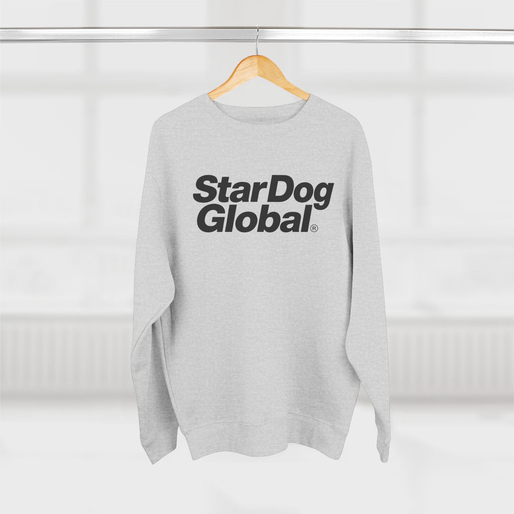 StarDog Global Minimal Logo Pullover Crewneck Sweatshirt for Unisex