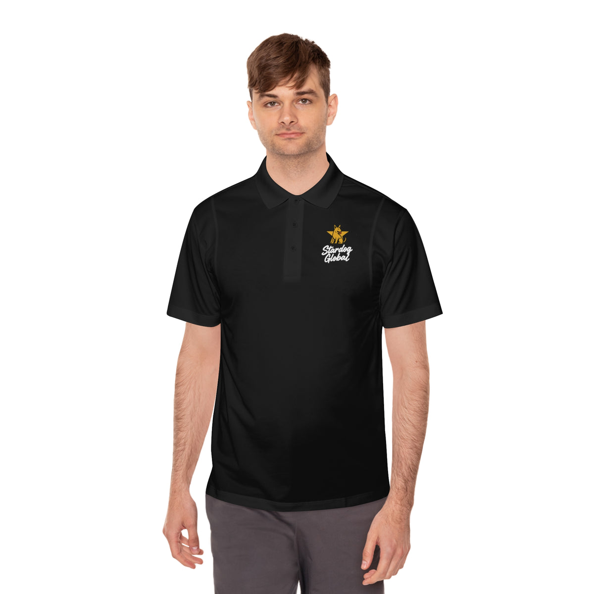 Star Dog Global Men’s Performance Polo Shirt