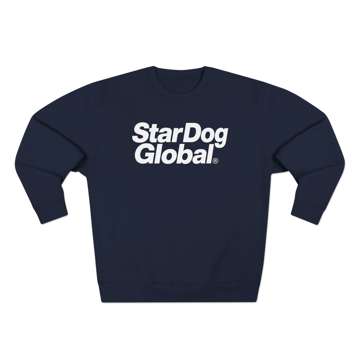 StarDog Global Minimal Logo Pullover Crewneck Sweatshirt for Unisex