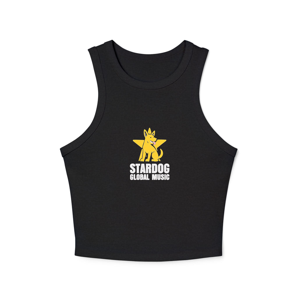 Stardog Global Music Women's Micro Rib Racer Tank Top