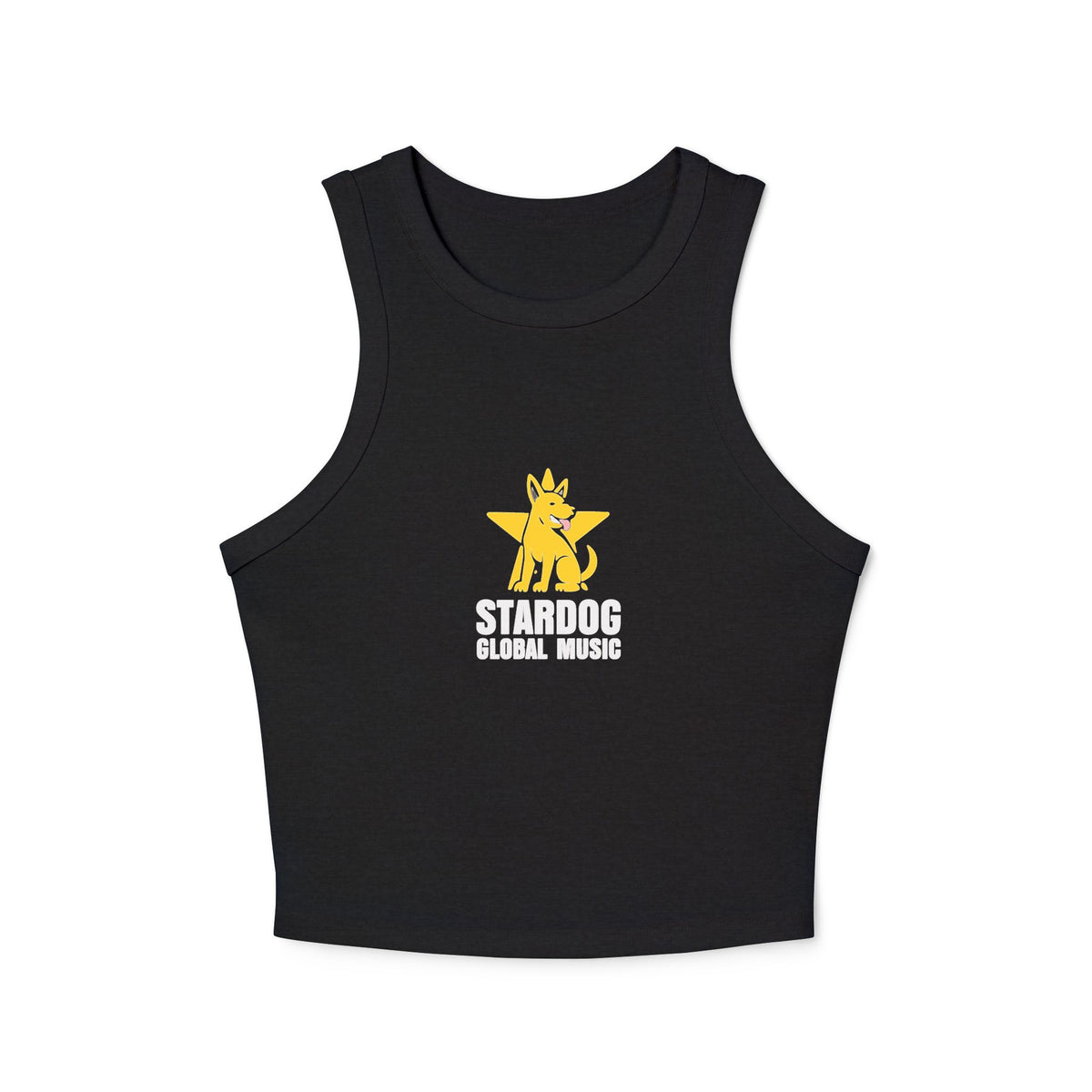 Stardog Global Music Women's Micro Rib Racer Tank Top