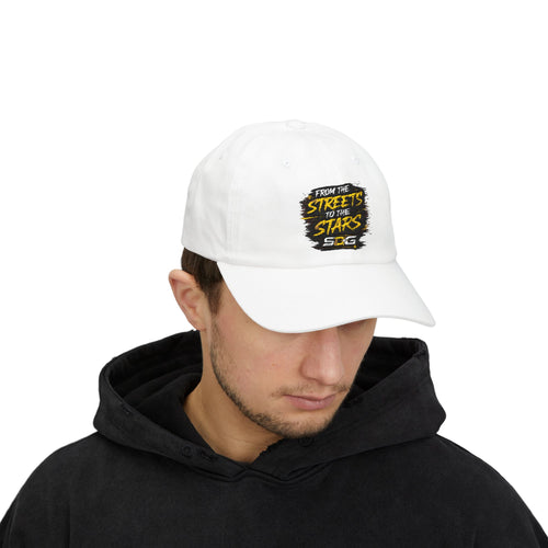From the Streets to the Stars Embroidered Cotton Baseball Hat