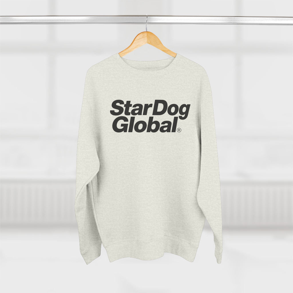 StarDog Global Minimal Logo Pullover Crewneck Sweatshirt for Unisex