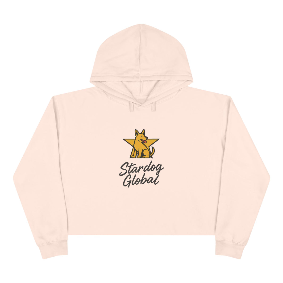 Stardog Global Cropped Women's Hoodie
