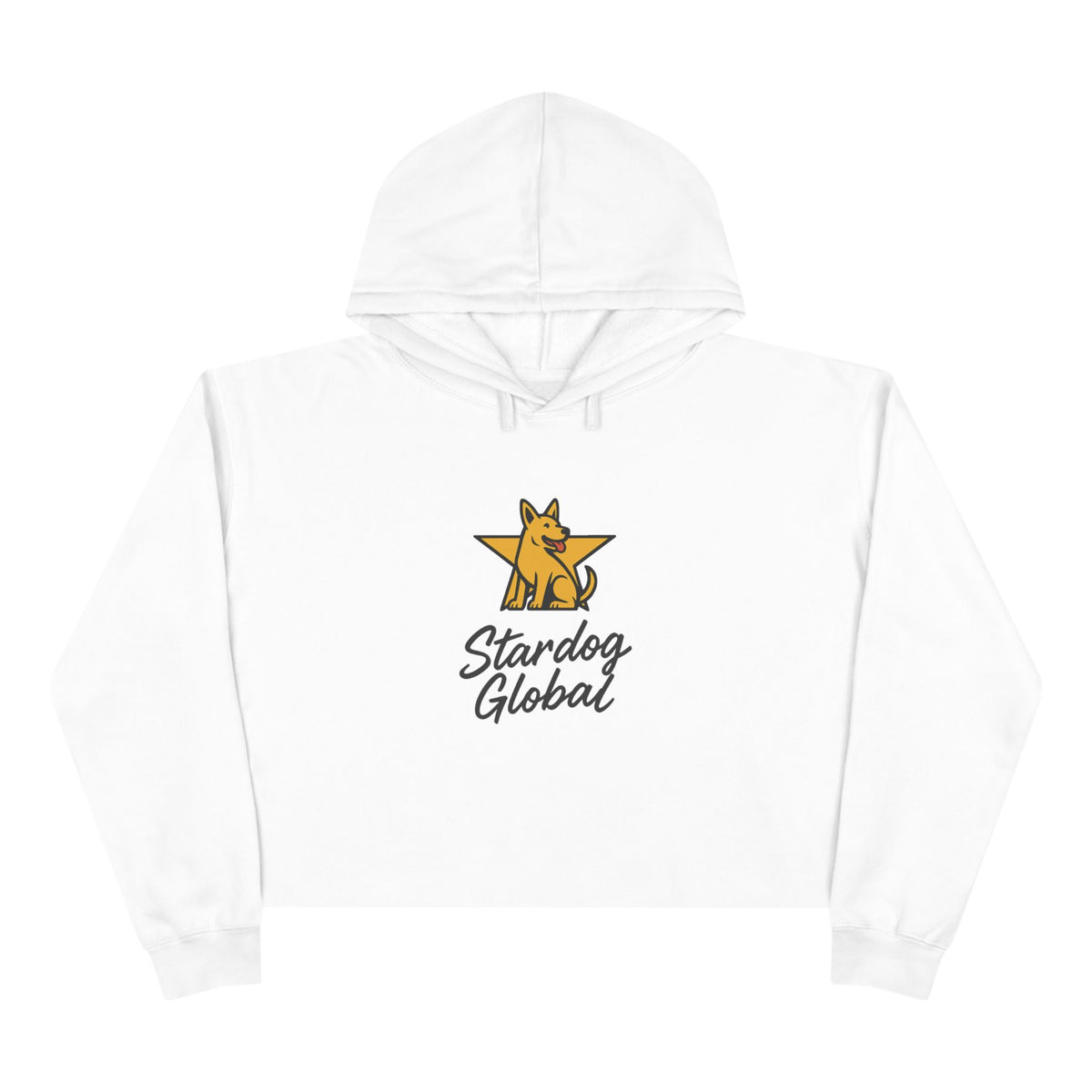 Stardog Global Cropped Women's Hoodie