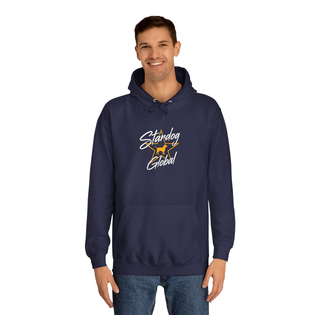 StarDog Global Vintage Script Logo Hoodie for Unisex