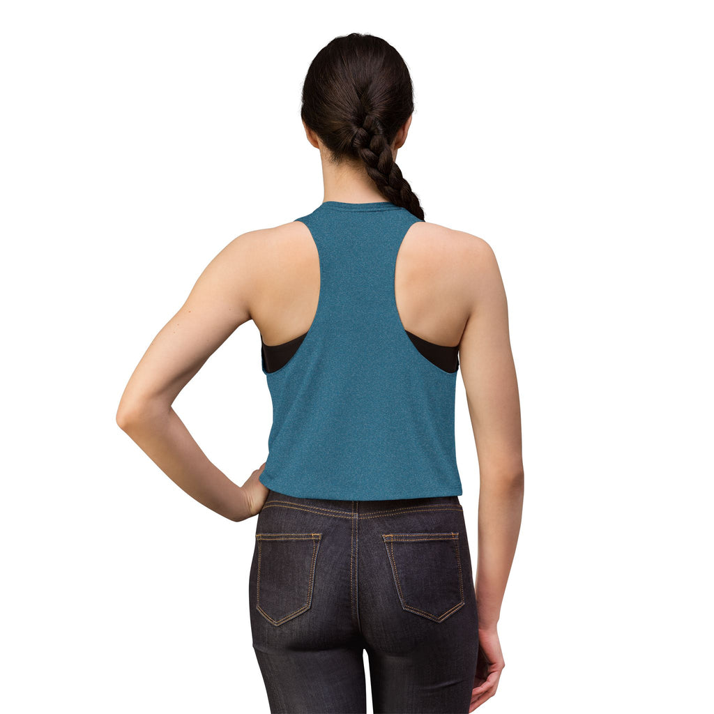 StarDog Global Retro Script Women's Crop Top