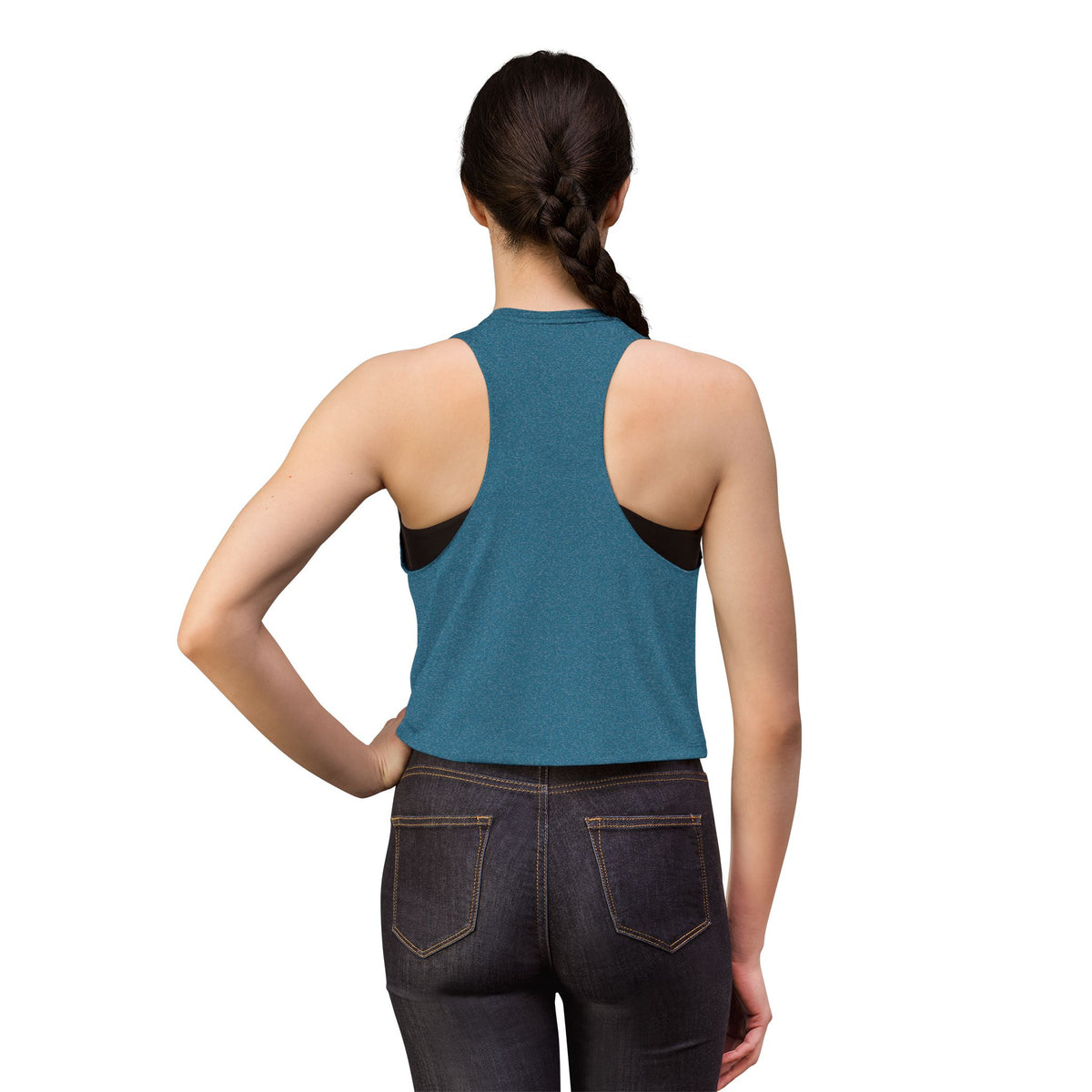 StarDog Global Retro Script Women's Crop Top