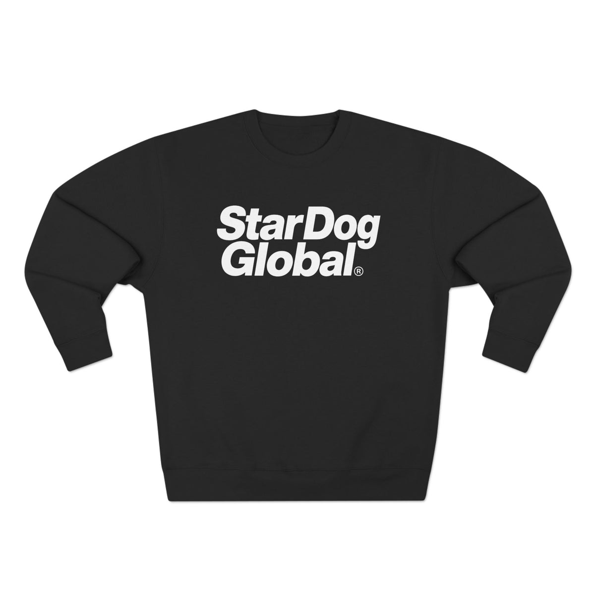 StarDog Global Minimal Logo Pullover Crewneck Sweatshirt for Unisex