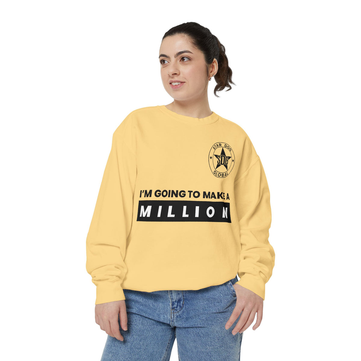 I’m Going to Make a Million Relaxed Unisex Sweatshirt