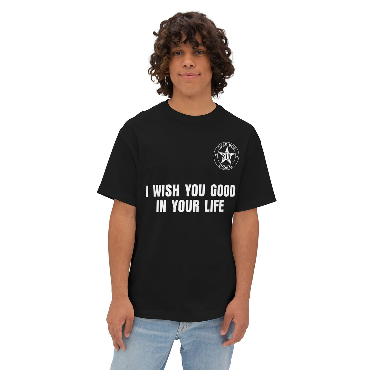 I Wish You Good in Your Life Unisex Oversized T-Shirt