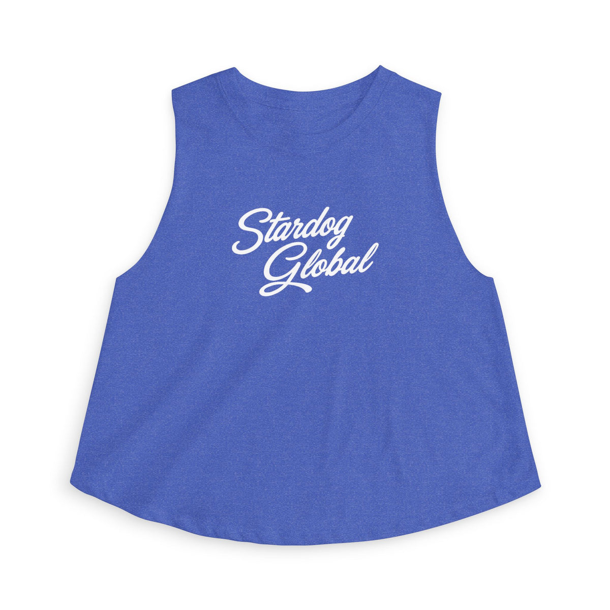 StarDog Global Retro Script Women's Crop Top