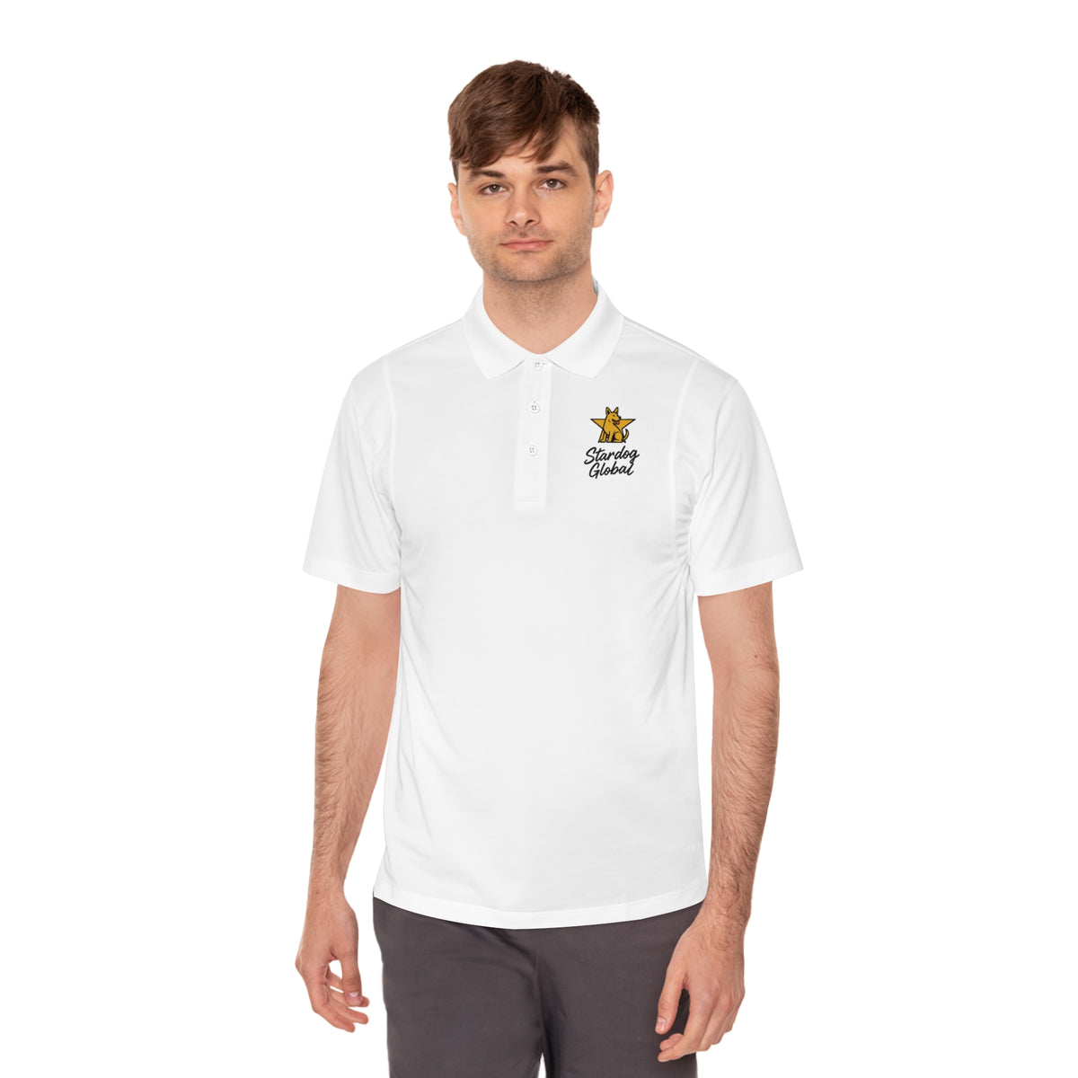Star Dog Global Men’s Performance Polo Shirt
