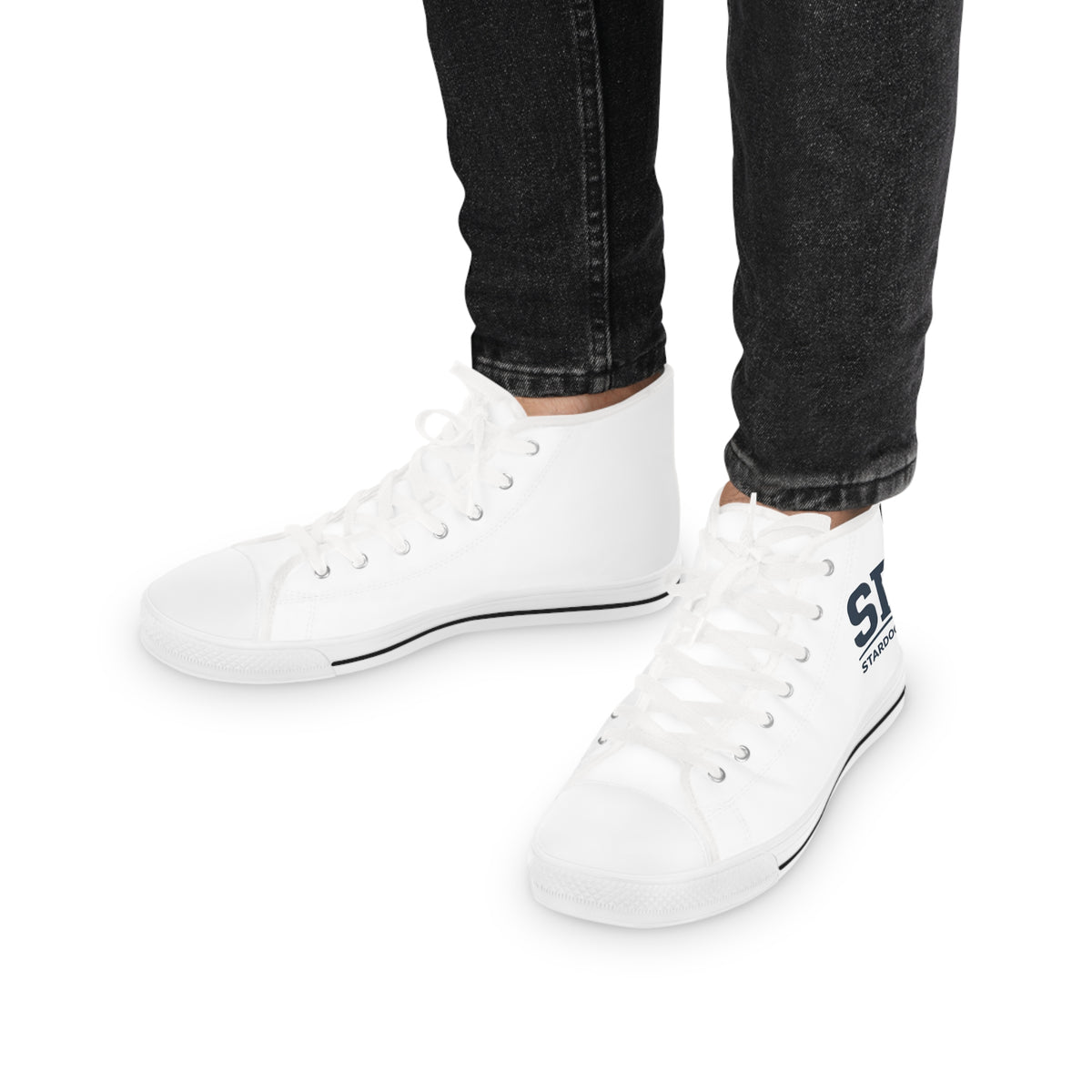 SDG Stardog Global White High-Top Sneakers for Men