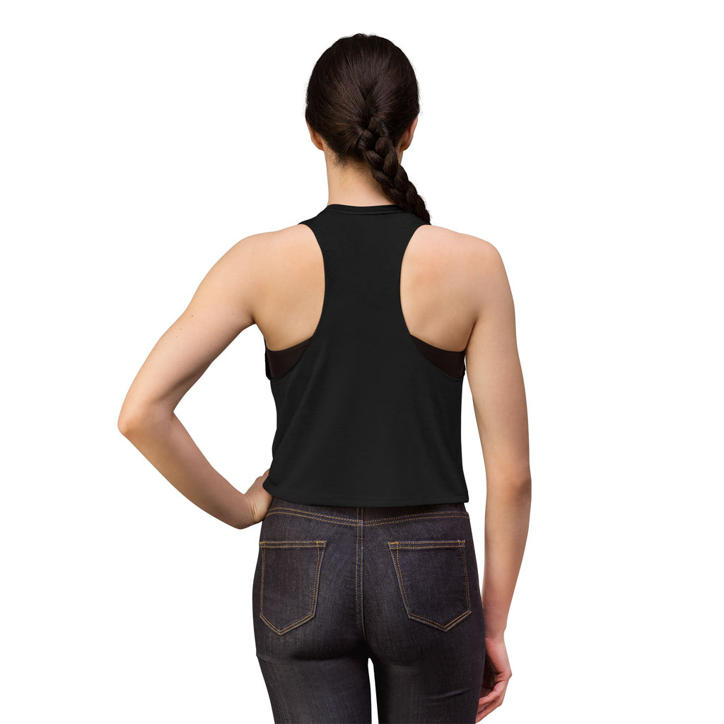 StarDog Global Retro Script Women's Crop Top