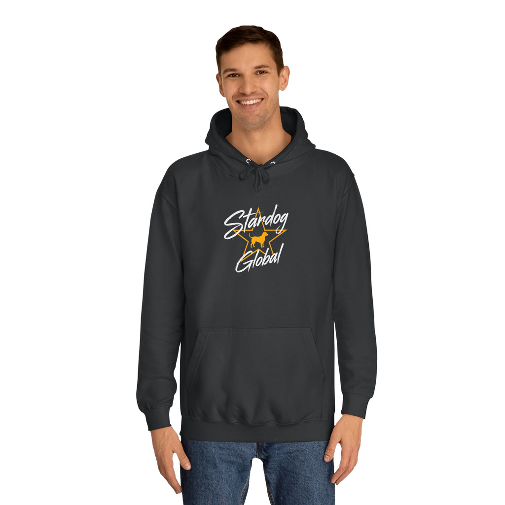 StarDog Global Vintage Script Logo Hoodie for Unisex