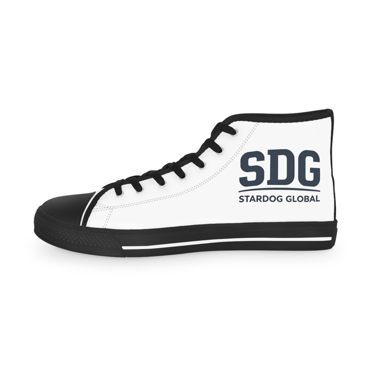 SDG Stardog Global White High-Top Sneakers for Men