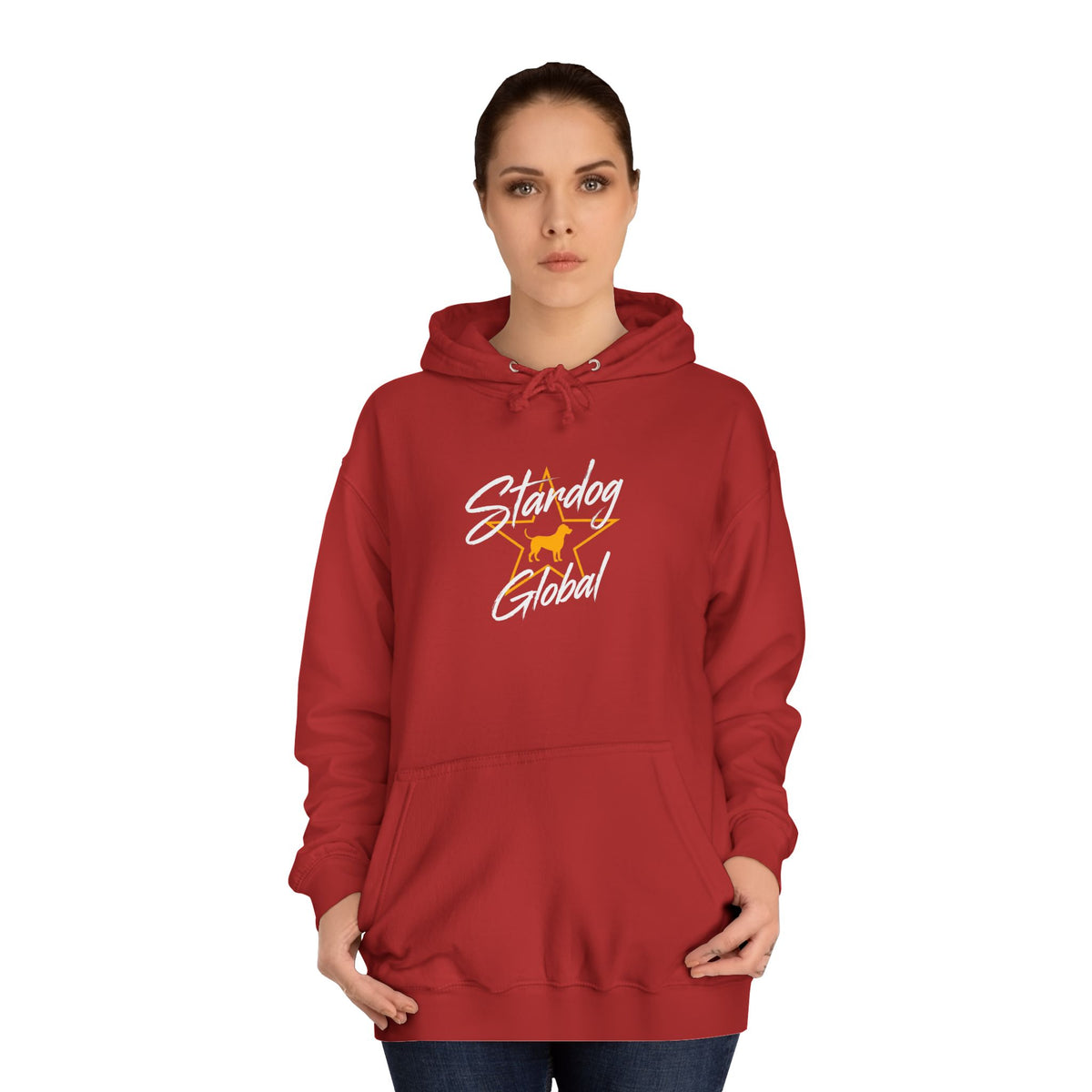 StarDog Global Vintage Script Logo Hoodie for Unisex