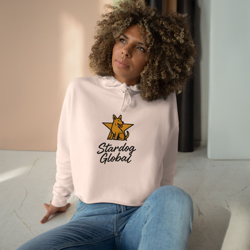 Stardog Global Cropped Women's Hoodie