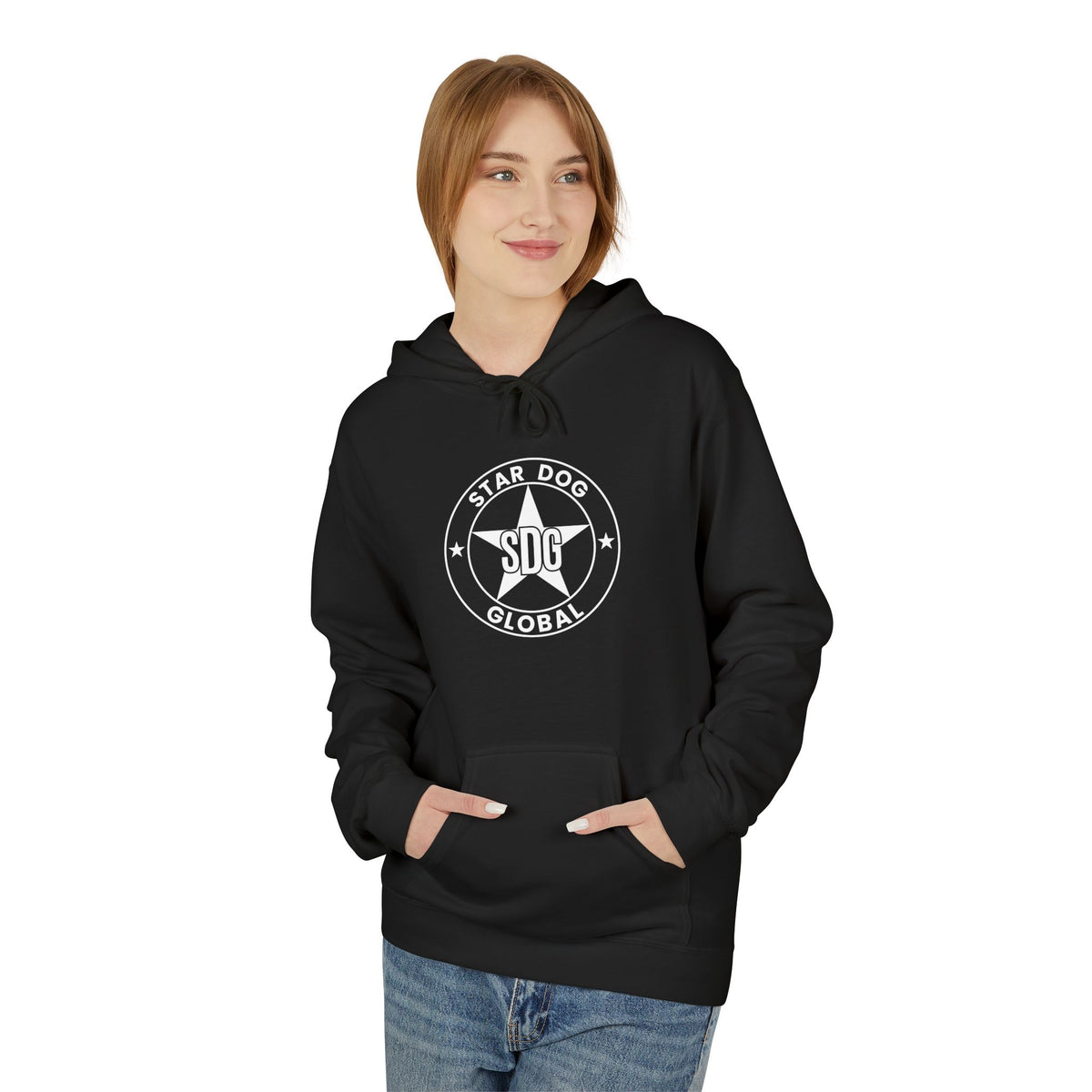 Star Dog Global Logo Unisex Fleece Hoodie