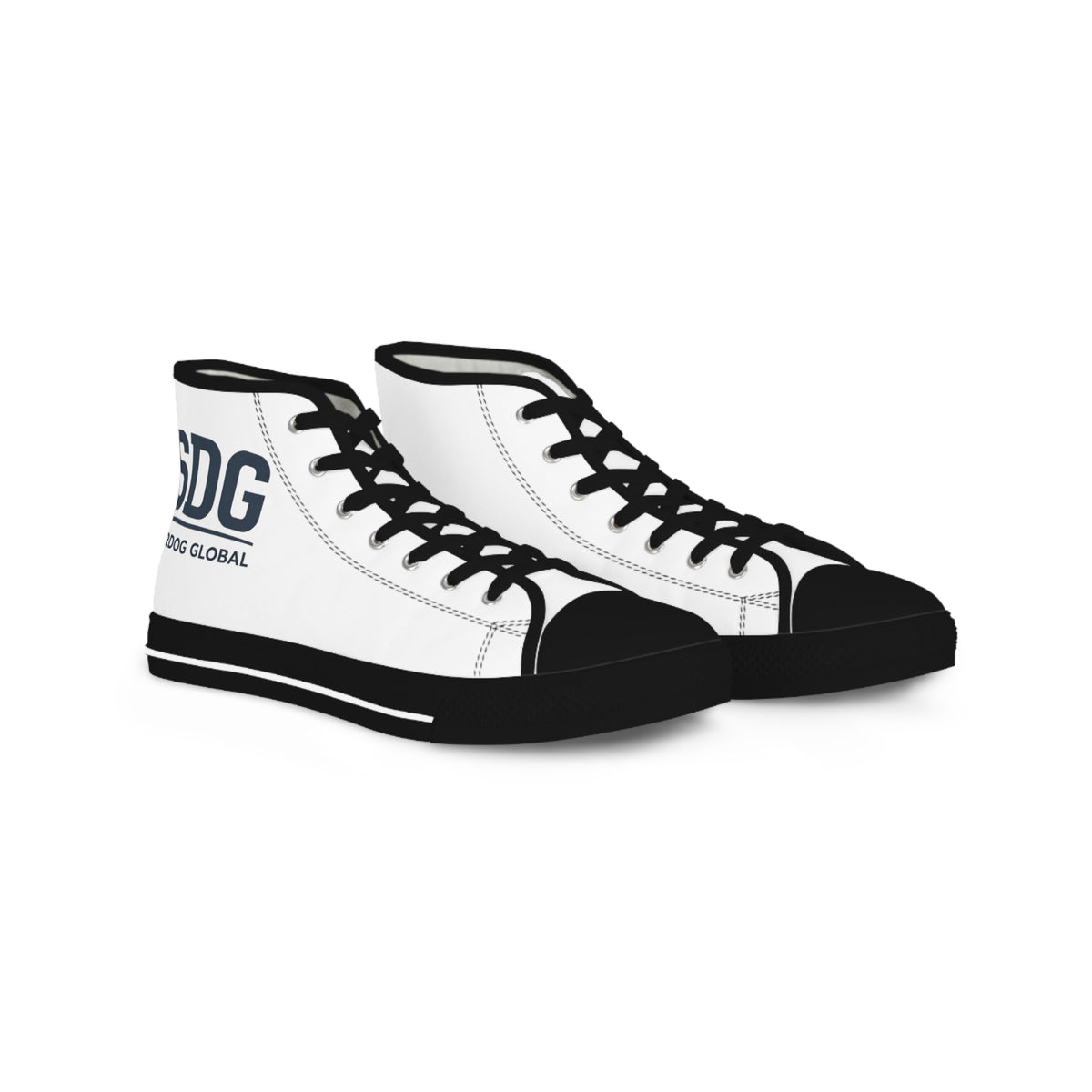 SDG Stardog Global White High-Top Sneakers for Men