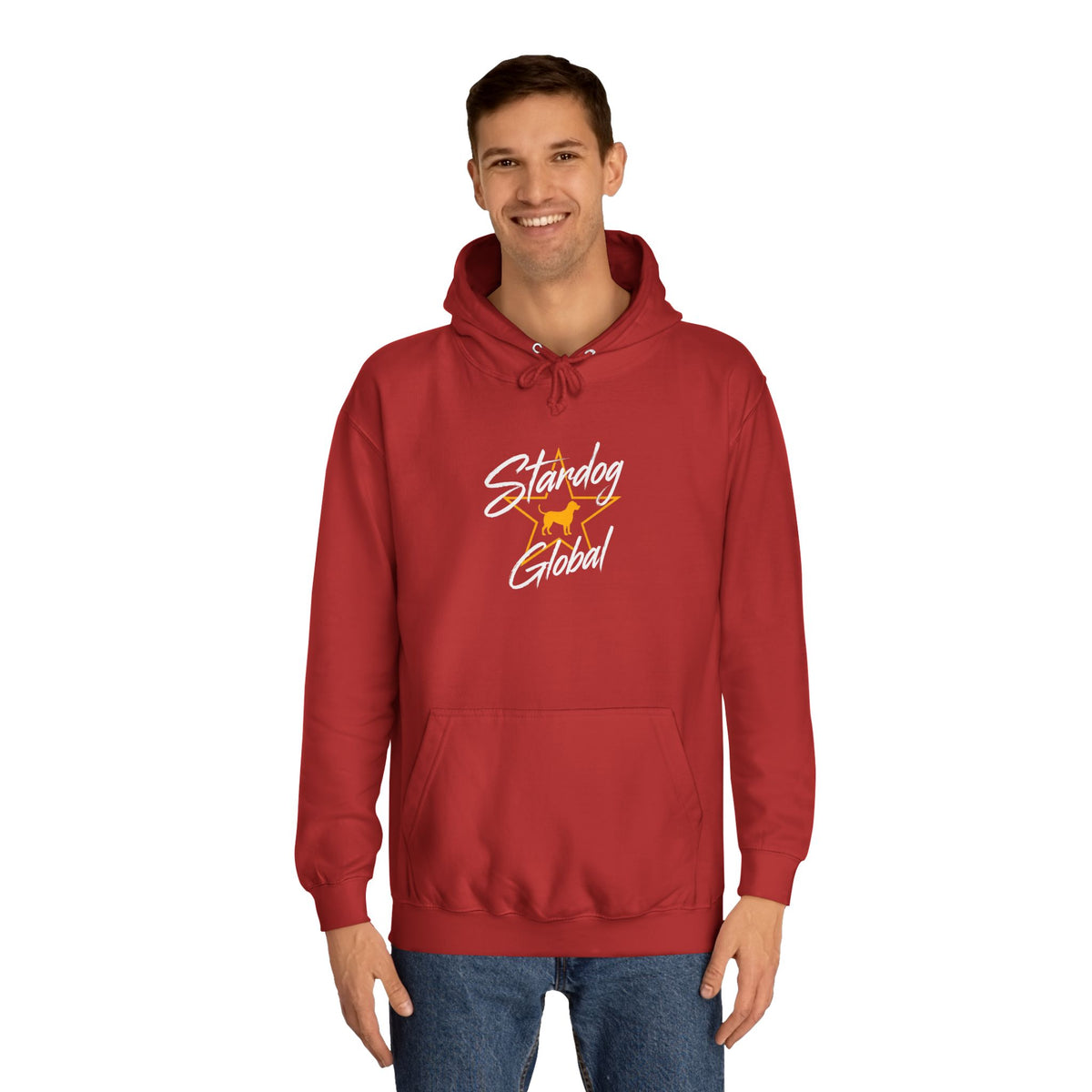 StarDog Global Vintage Script Logo Hoodie for Unisex