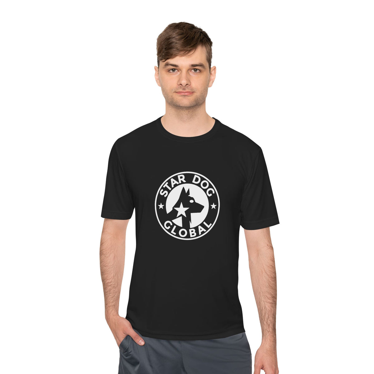 Star Dog Global Vintage Badge Moisture-Wicking Unisex T-Shirt